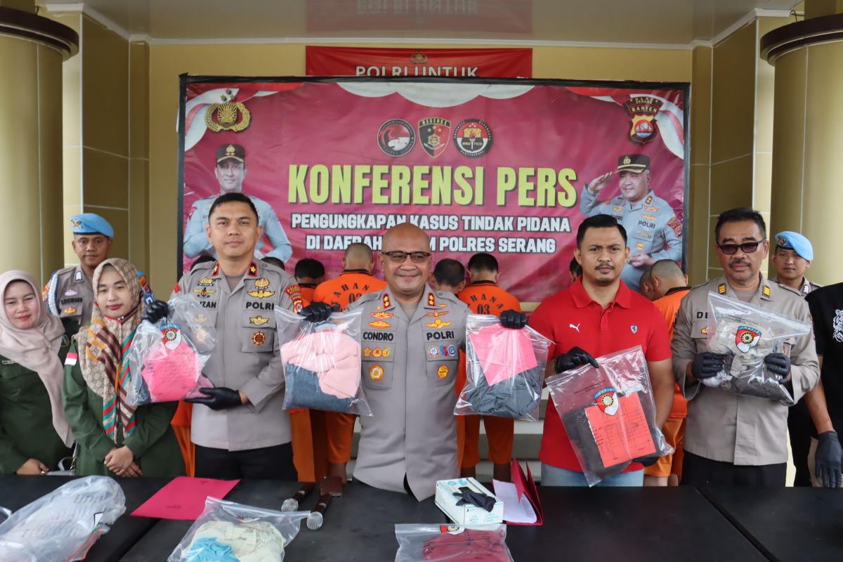 Dalam sepekan Polres Serang tangkap 14 pelaku pencabulan