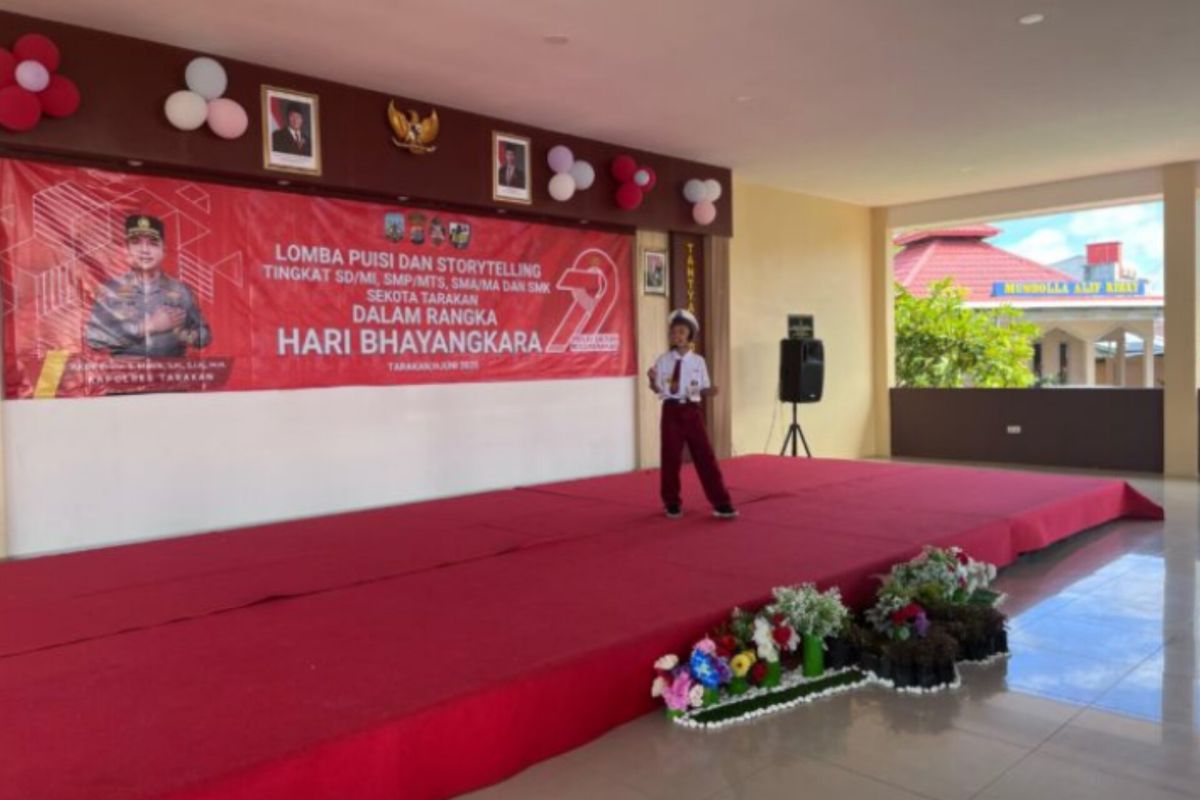 Semarak Hari Bhayangkara ke-79, Polres Tarakan Gelar Lomba Puisi dan Storytelling untuk Pelajar