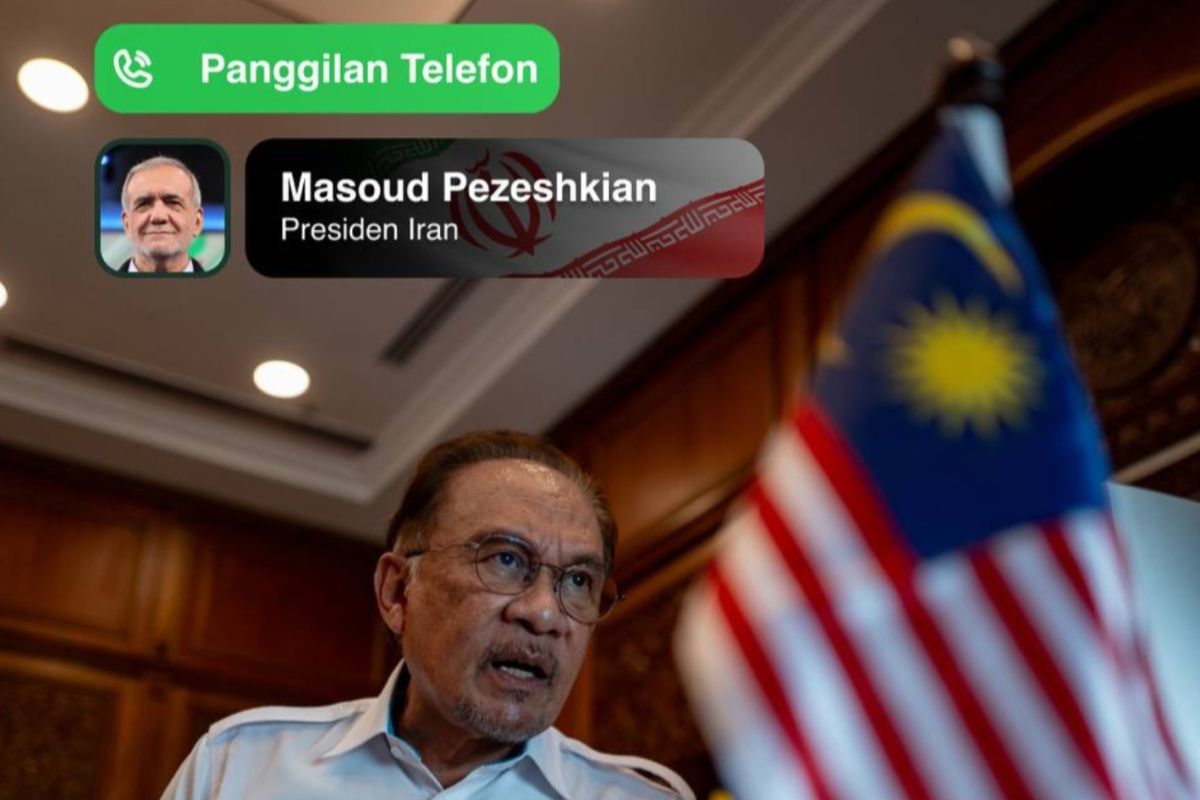Anwar Ibrahim telepon Presiden Iran soal konflik dengan Israel