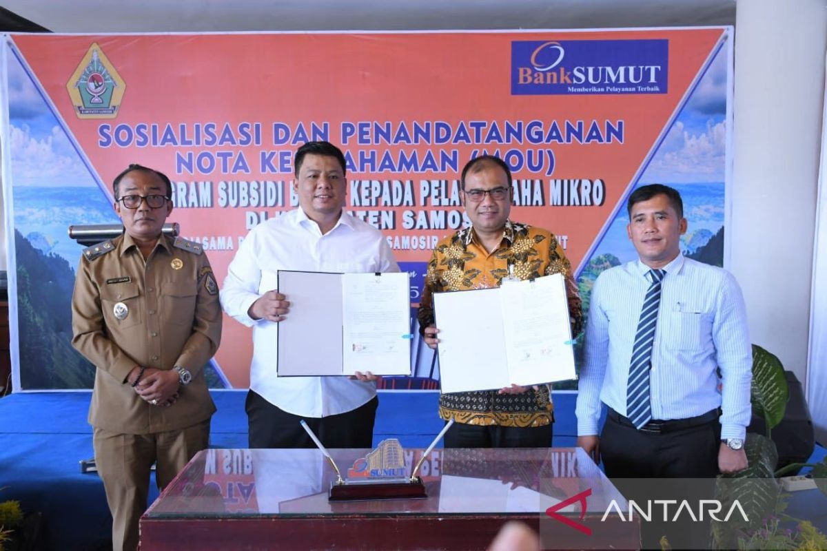 Bank Sumut bersama Pemkab  Samosir hadirkan kredit tanpa bunga