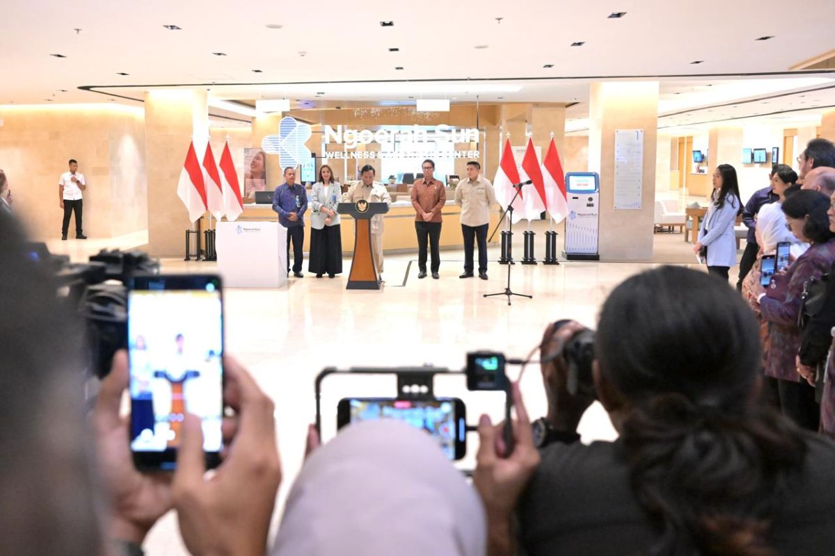 Bali wellness center symbol of health transformation: Prabowo
