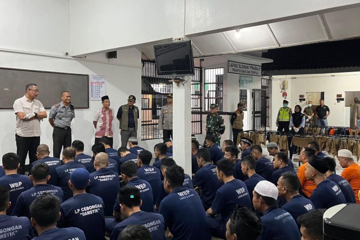BNNK Sleman lakukan razia kamar warga binaan lapas deteksi peredaran narkoba
