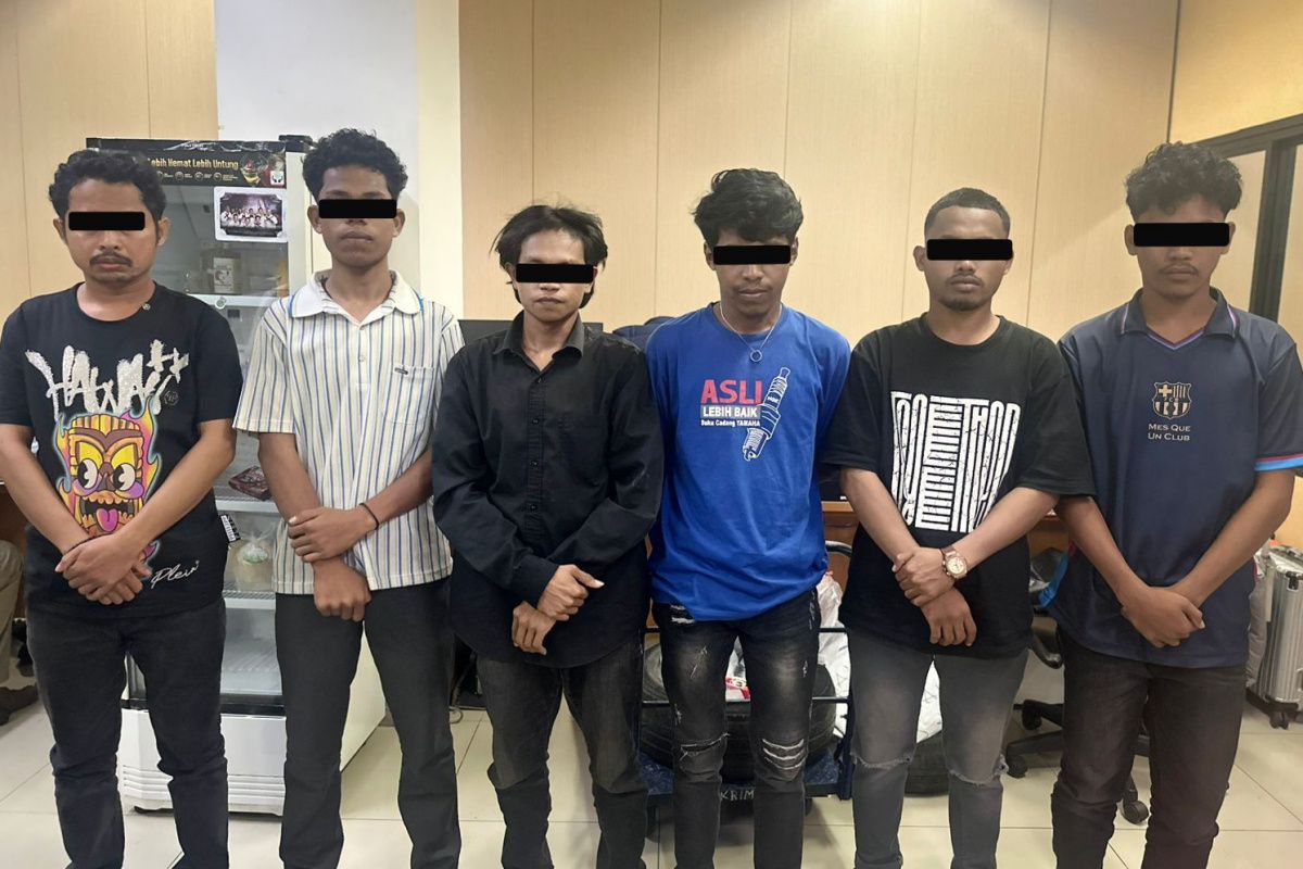 Demo berujung anarkis, enam mahasiswa jadi tersangka
