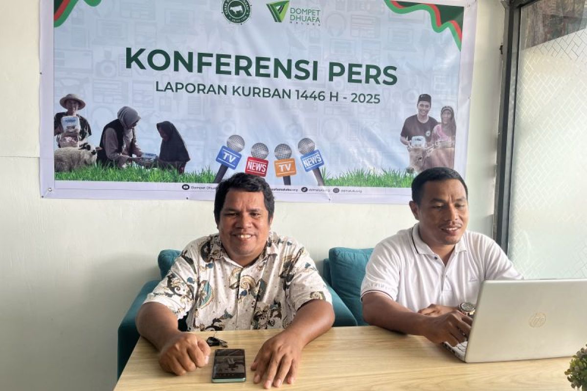 Dompet Dhuafa Maluku salurkan 783 hewan kurban di Idul Adha 2025