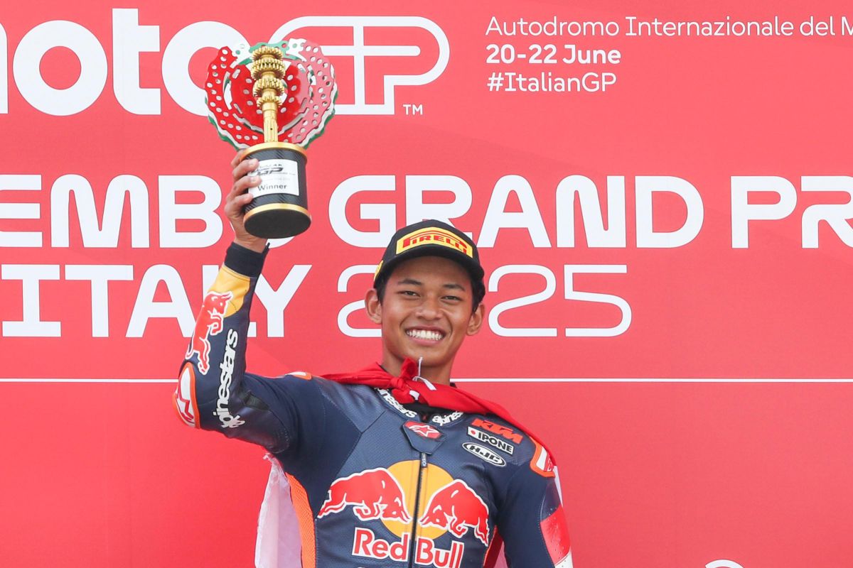 Veda Ega tatap FIM Junior GP Prancis dengan penuh percaya diri