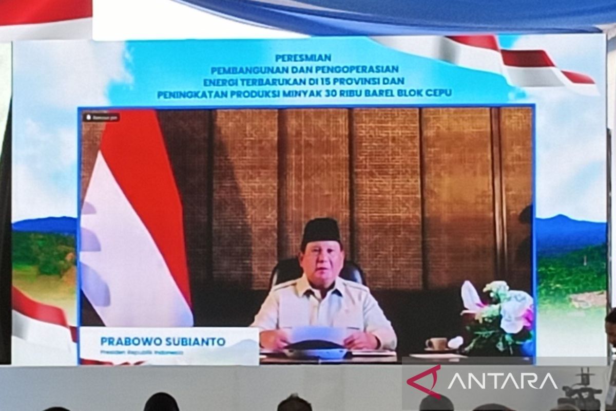 Prabowo launches NRE power projects in 15 provinces