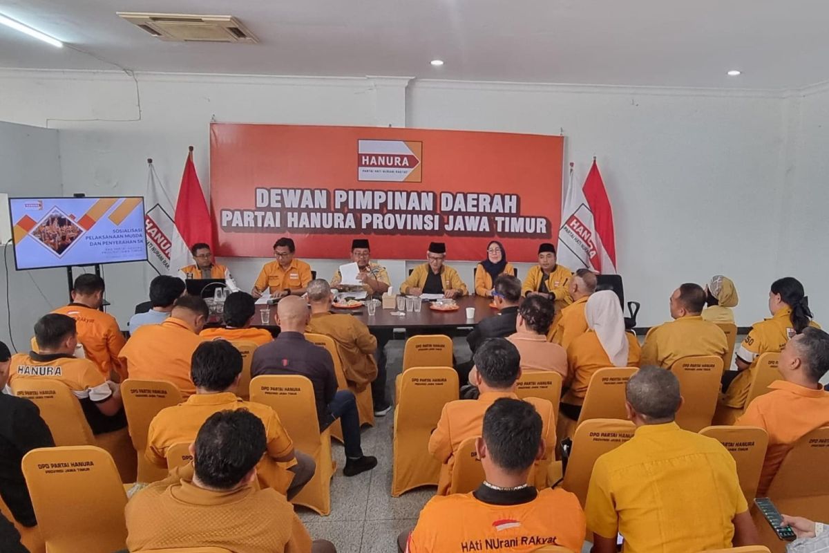 Hanura Jatim gandeng generasi muda rebut suara maksimal Pemilu 2029