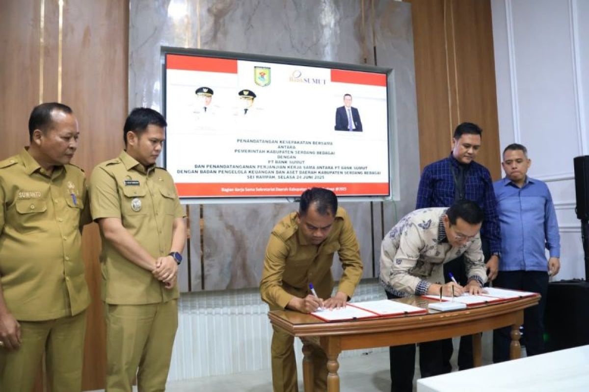 Pemkab Serdang Bedagai dan Bank Sumut MoU, dorong kolaborasi tingkatkan pelayanan publik
