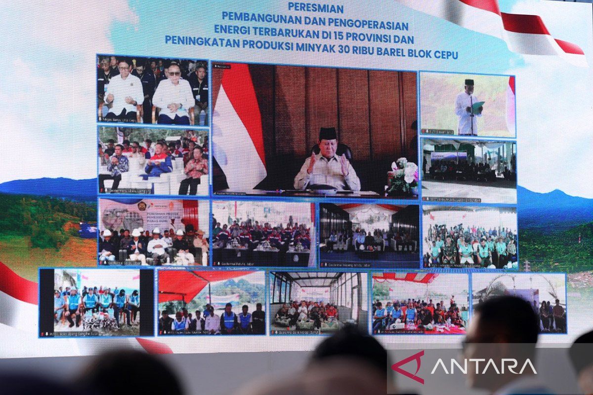 Prabowo resmikan peningkatan produksi migas 30 ribu barel di Blok Cepu