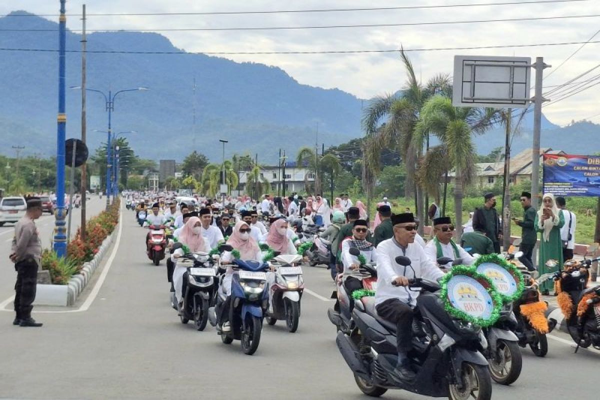 Pawai Hijratul Rasul meriahkan Tahun Baru Islam di Bone Bolango