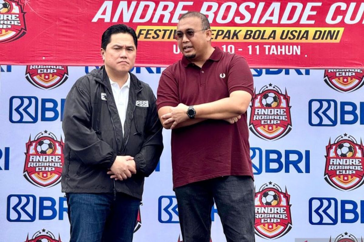 Erick Thohir apresiasi Andre, dukung kompetisi usia muda rutin