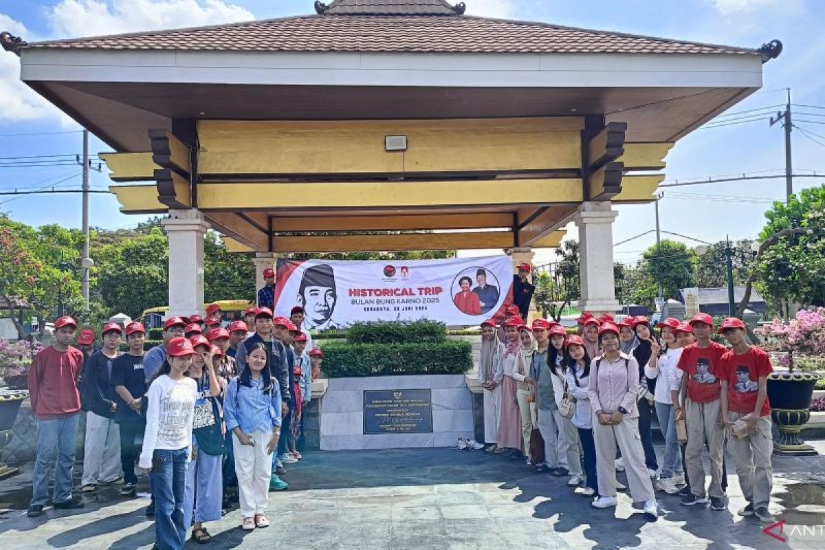 Anak kader PDI Perjuangan Kota Surabaya susur jejak proklamator