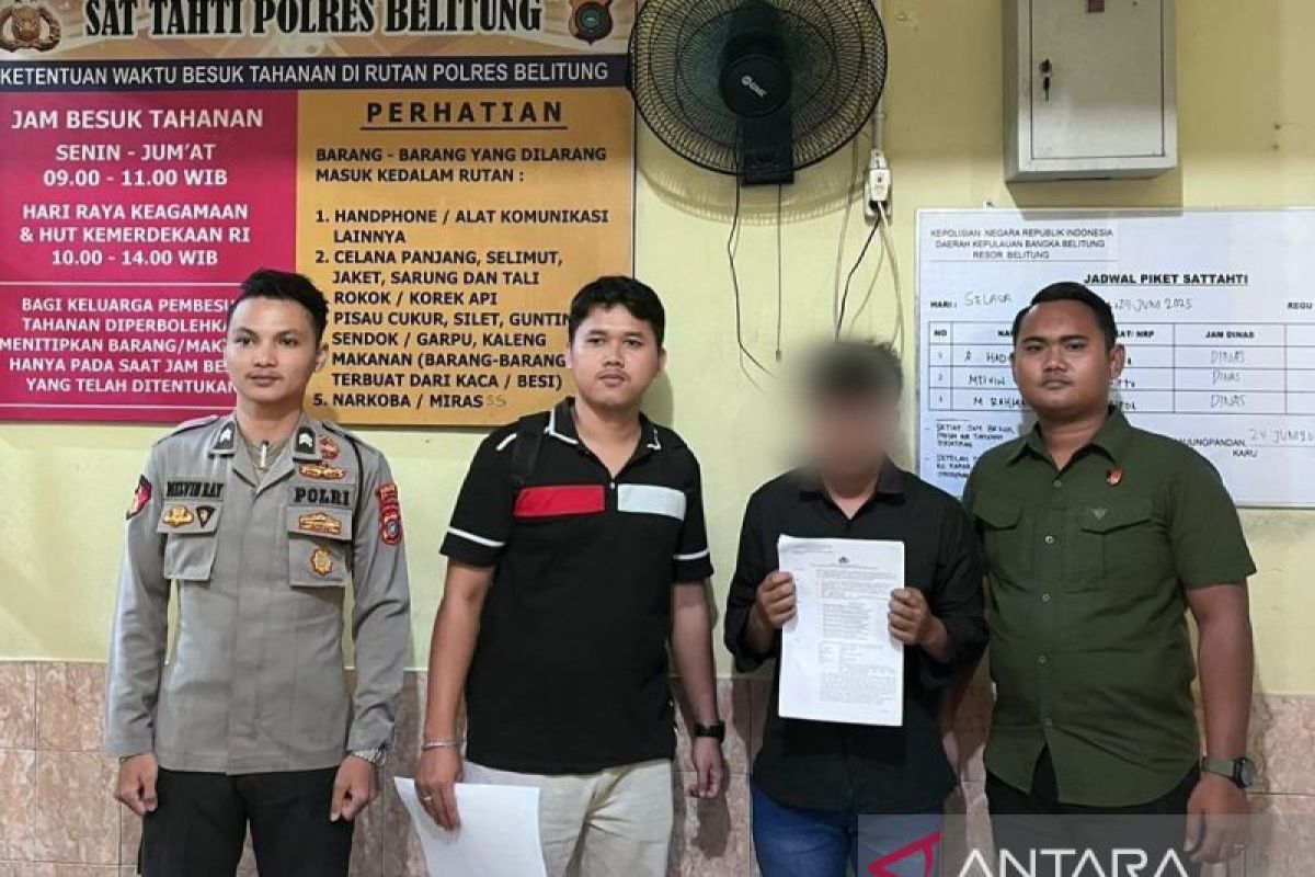 Polres Belitung bekuk pelaku persetubuhan anak di bawah umur