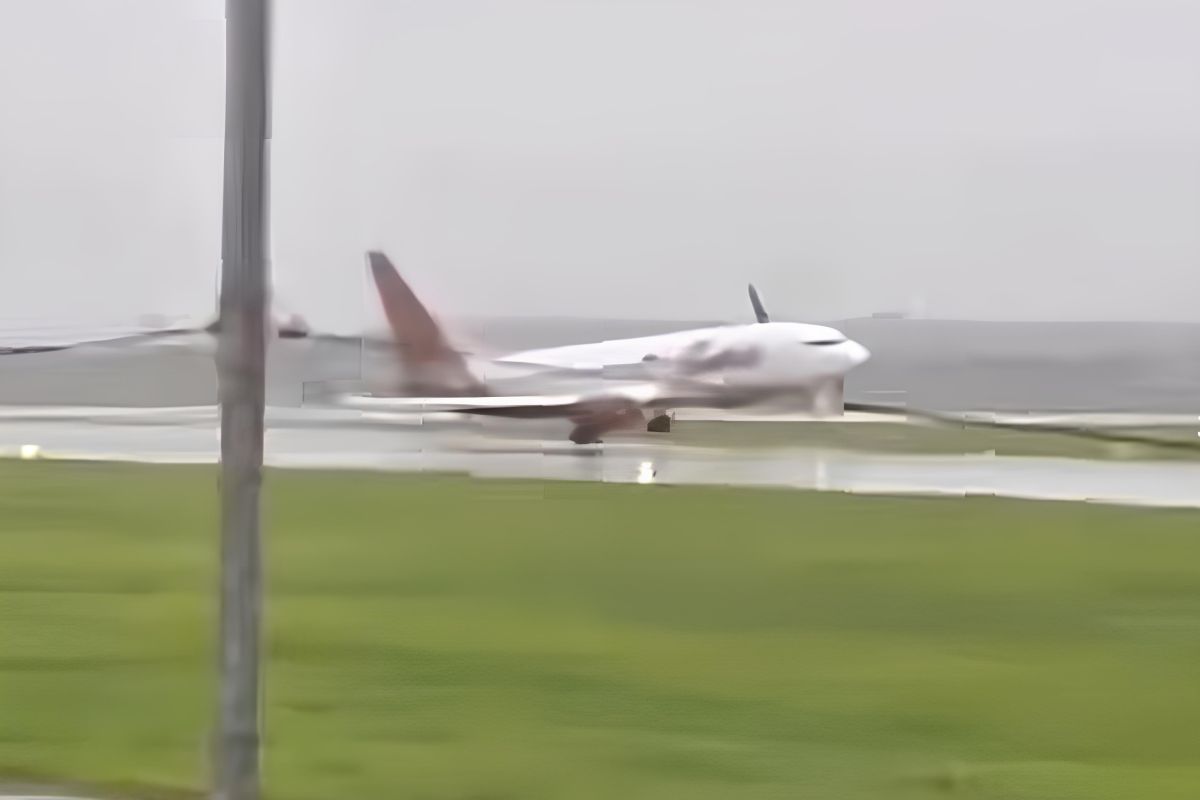 Strong crosswind nearly cause Batik Air runway mishap