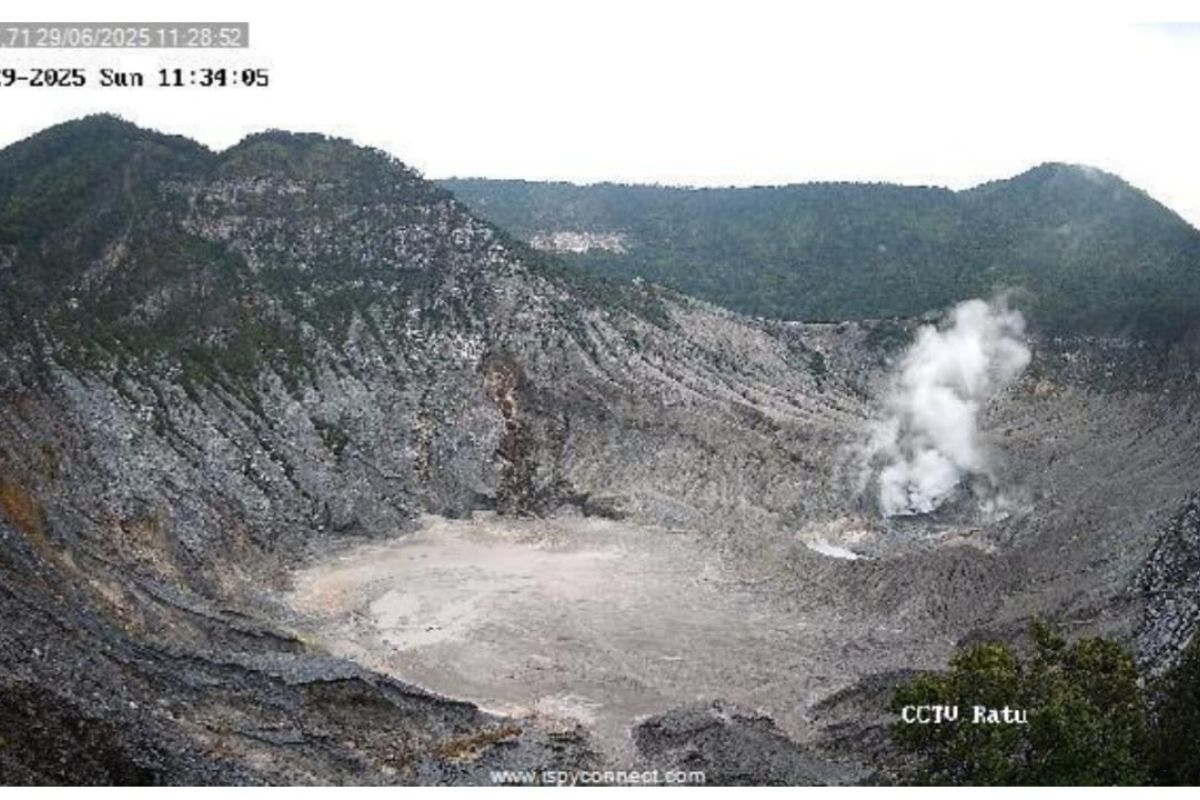 Aktivitas gunung Tangkuban Parahu tak meningkat pascagempa sesar Lembang