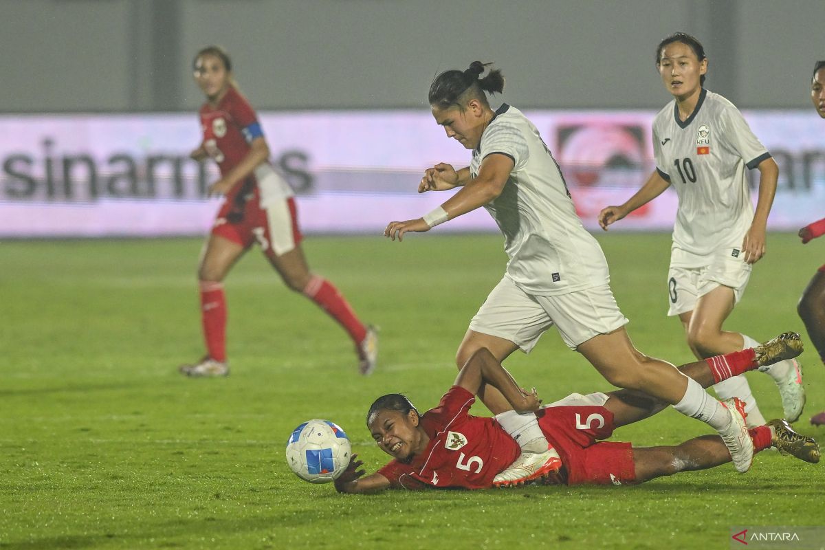 Timnas Putri Indonesia menang 1-0 lawan Kirgistan