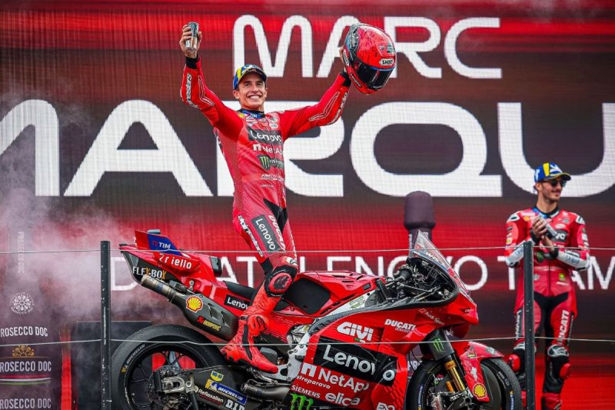 Marc Marquez juara MotoGP Belanda 2025