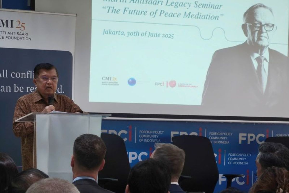 JK: Setiap konflik bisa selesai dengan dialog dan tak berakhir perang