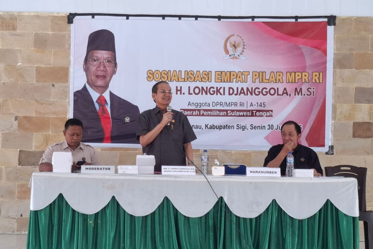 Anggota DPR-RI sosialisasikan empat pilar di Sigi
