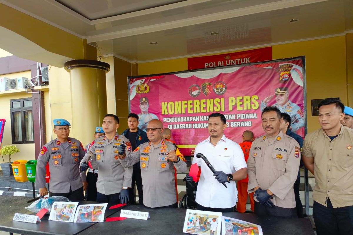 Polres Serang bongkar kasus pembunuhan berencana di Warakas
