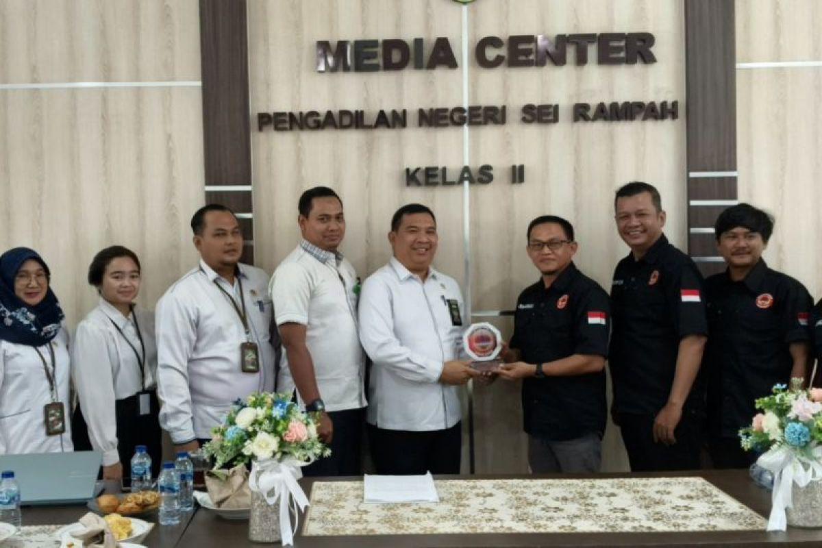 Ketua PN Sei Rampah sambut Forwakum Serdang Bedagai, media penopang demokrasi