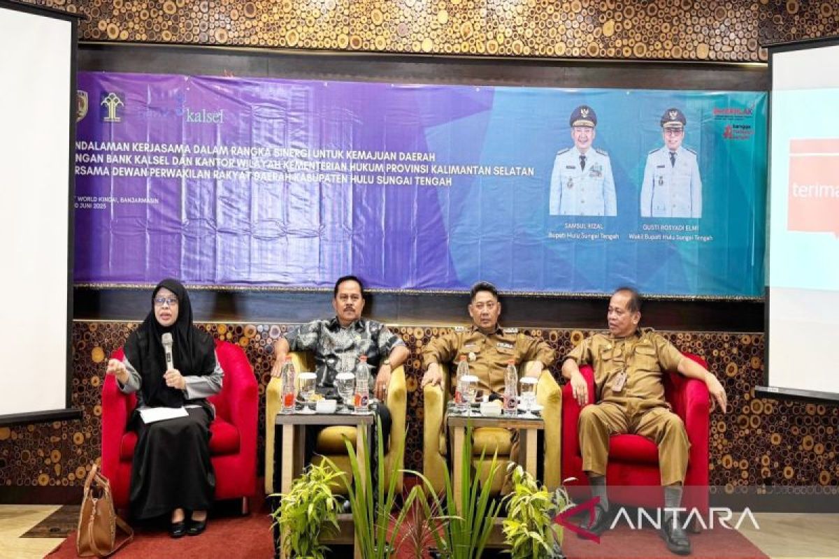 Kemenkum Kalsel bahas peran strategis bersama DPRD HST