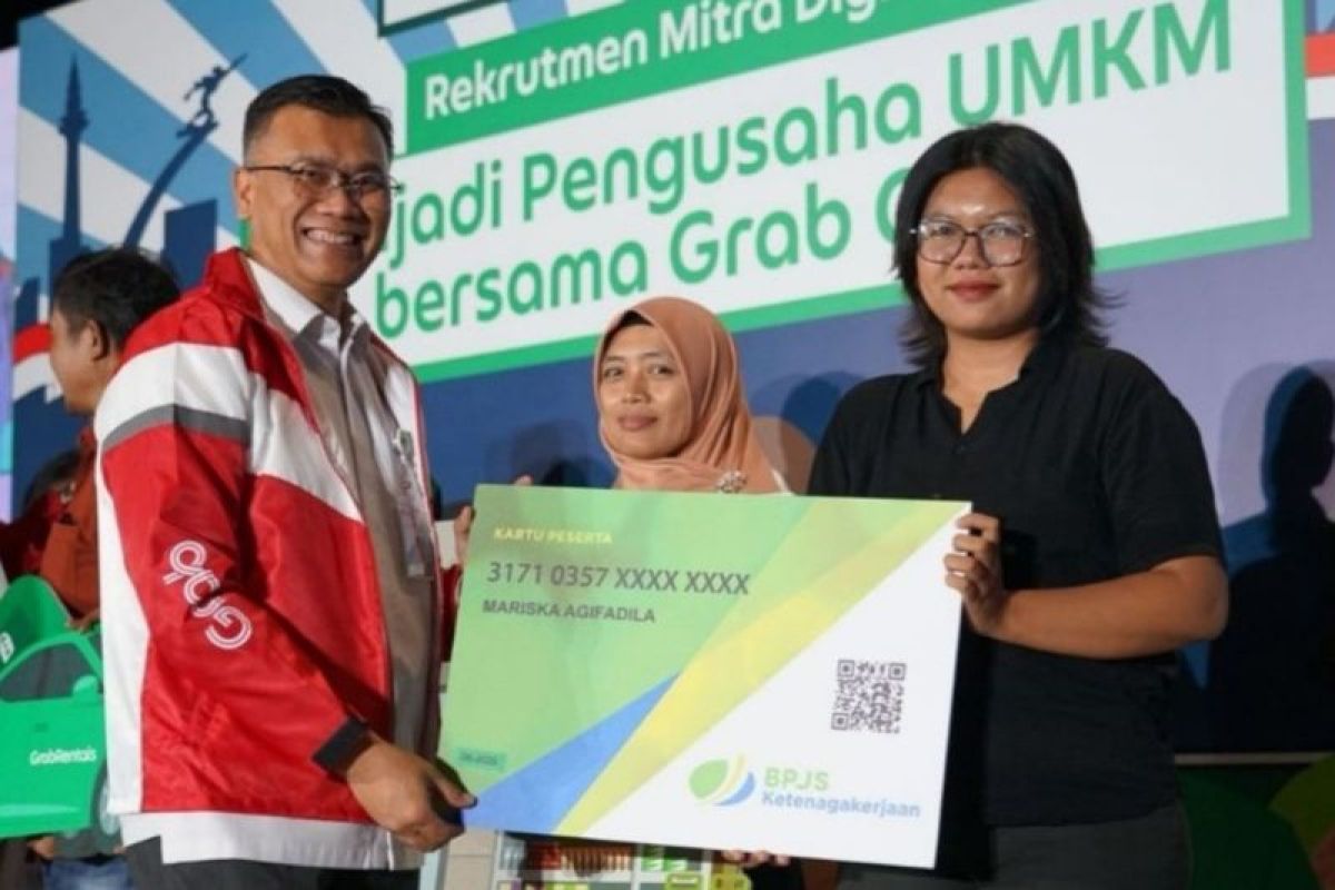 BPJS Ketenagakerjaan dukung Grab dan Kementerian UMKM hadirkan perlindungan sosial