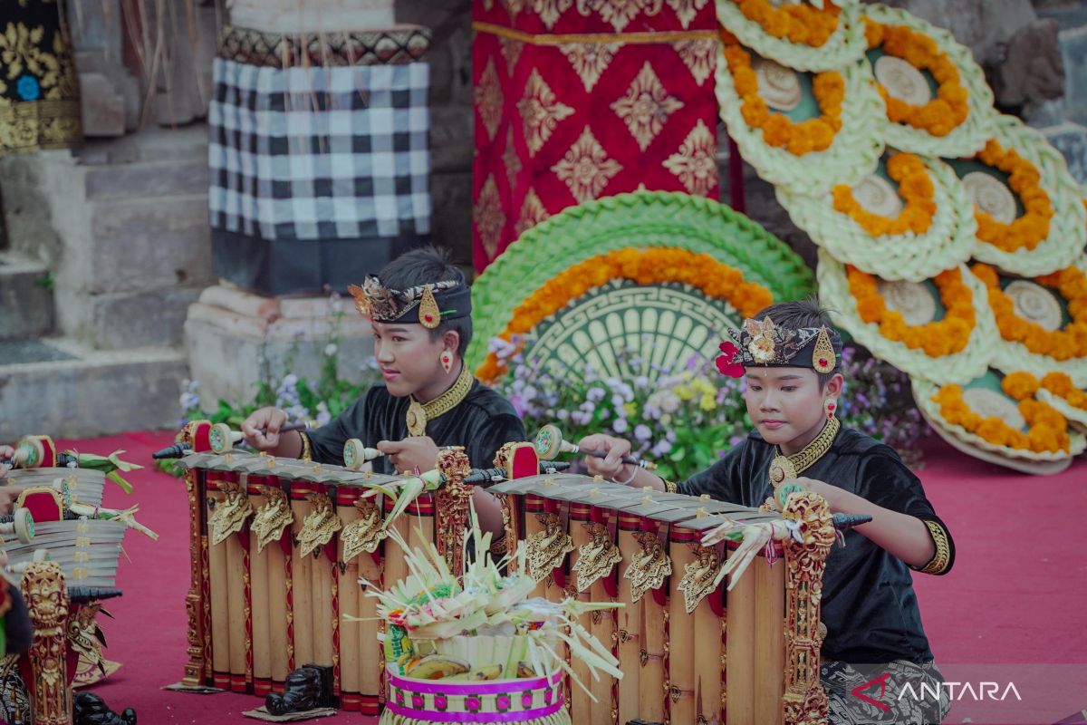 Duta seni Badung ikuti Lomba Gender Wayang Anak-Anak PKB 2025