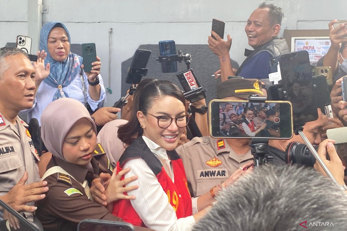 Nikita Mirzani diborgol saat hadiri sidang eksepsi di PN Jaksel