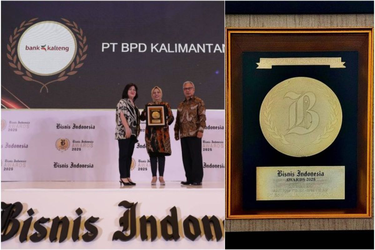 Bank Kalteng raih penghargaan prestise di Bisnis Indonesia Awards 2025