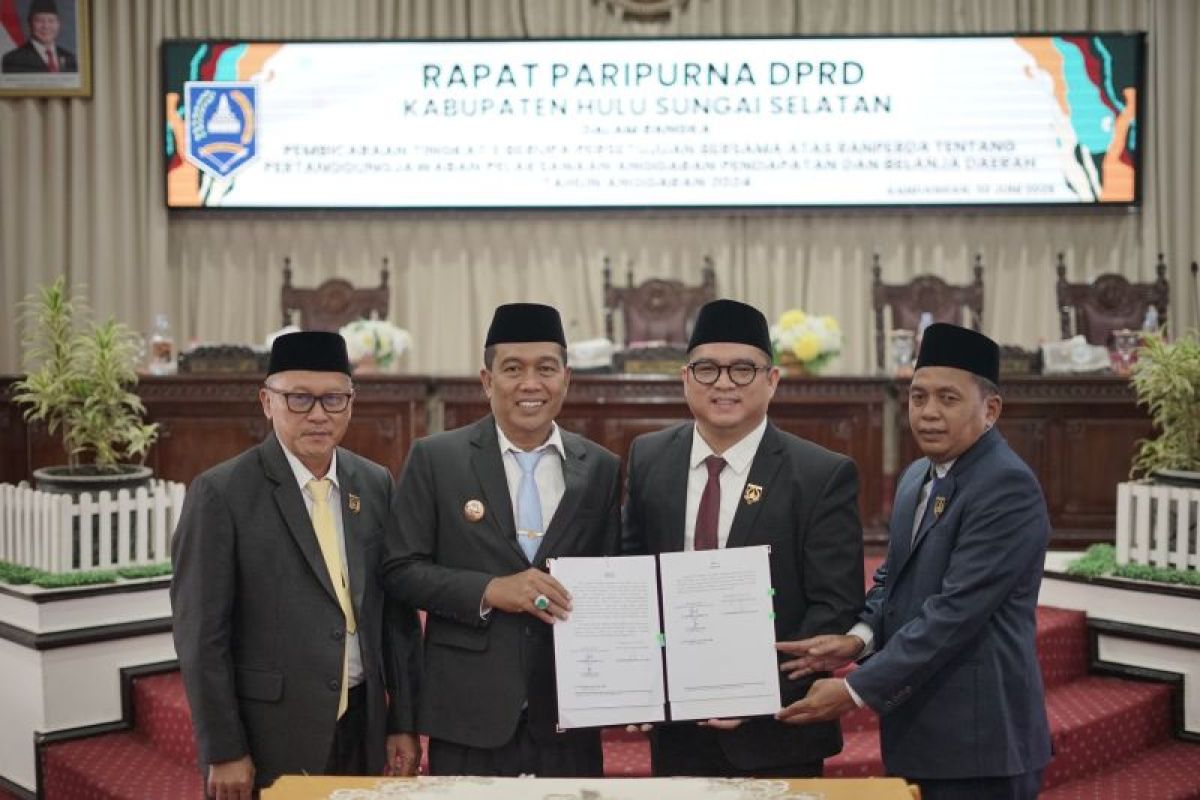 DPRD HSS setujui Raperda pertanggungjawaban pelaksanaan APBD 2024