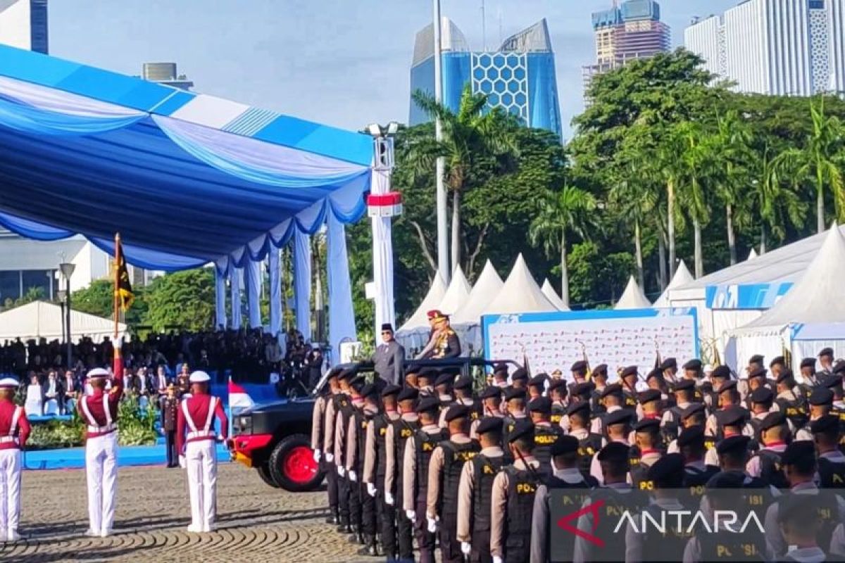 Indonesian Police celebrate 79th Bhayangkara Day at Monas