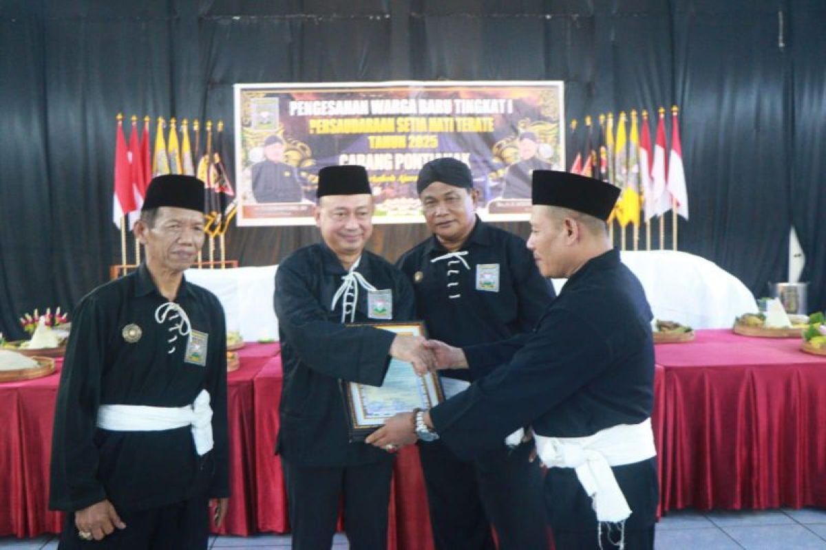 Wali Kota Pontianak resmi jadi warga baru PSHT, ingin majukan pencak silat