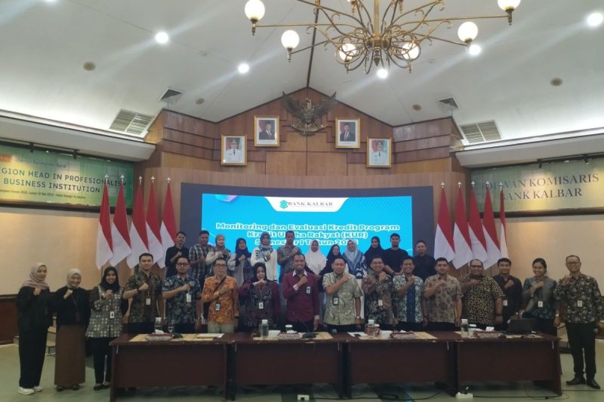 Bank Kalbar dan DJPb kolaborasi Monev KUR untuk pastikan penyaluran kredit tepat sasaran