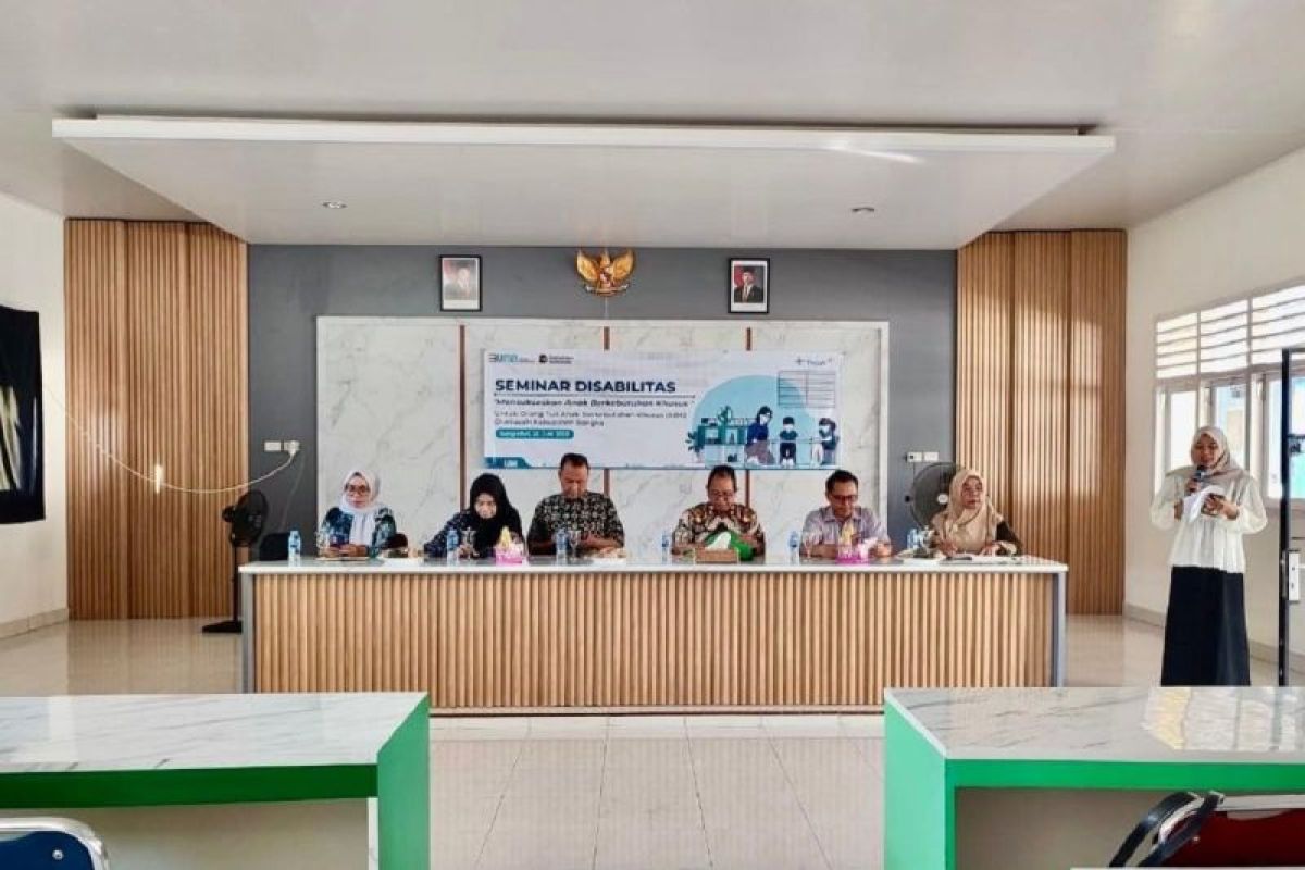 PT Timah bekali ratusan orang tua anak berkebutuhan khusus di Pulau Bangka