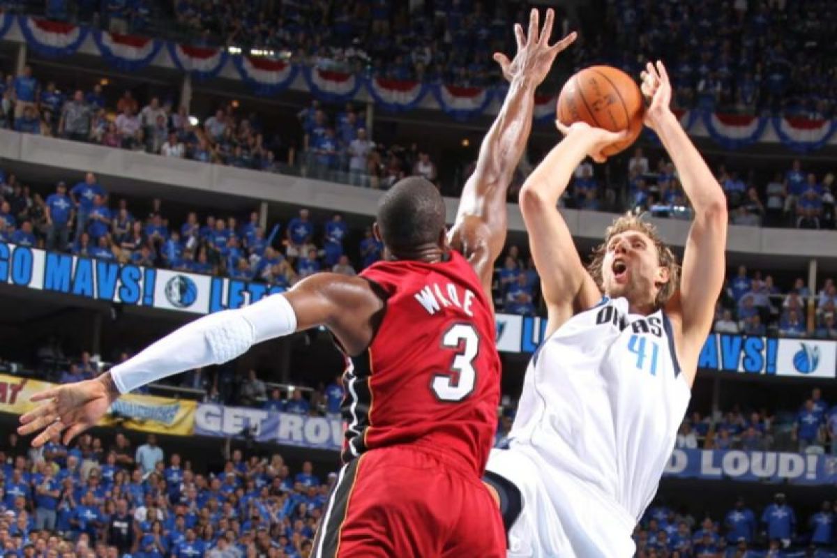 Nowitzki jadi pencetak poin terbanyak sepanjang masa di Mavericks
