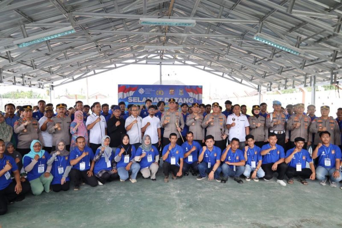 Tekan pengangguran, 112 warga ikuti pelatihan TMT Poliran Polda Banten
