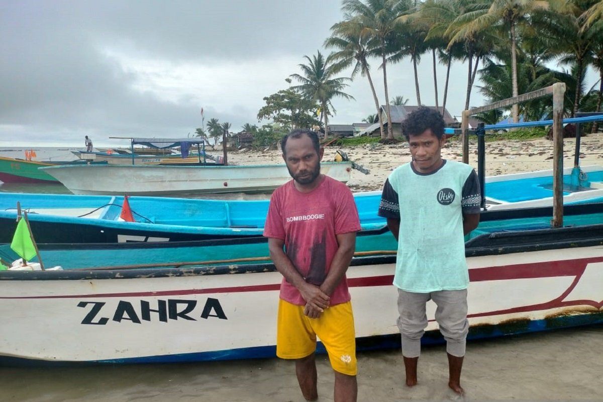 Sempat Hilang kontak, Dua nelayan di Kepulauan Aru ditemukan  selamat