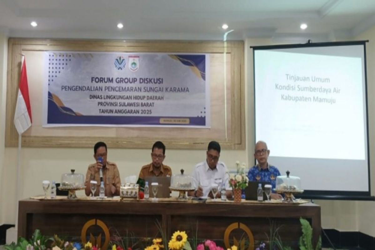 Pemprov Sulbar berupaya cegah pencemaran Sungai Karama