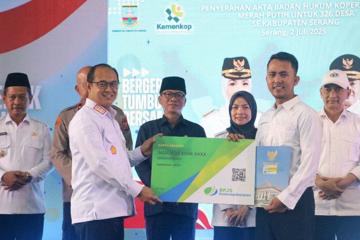 326 desa di Kabupaten Serang terima Akta KMP, Kemenkum komitmen penuh