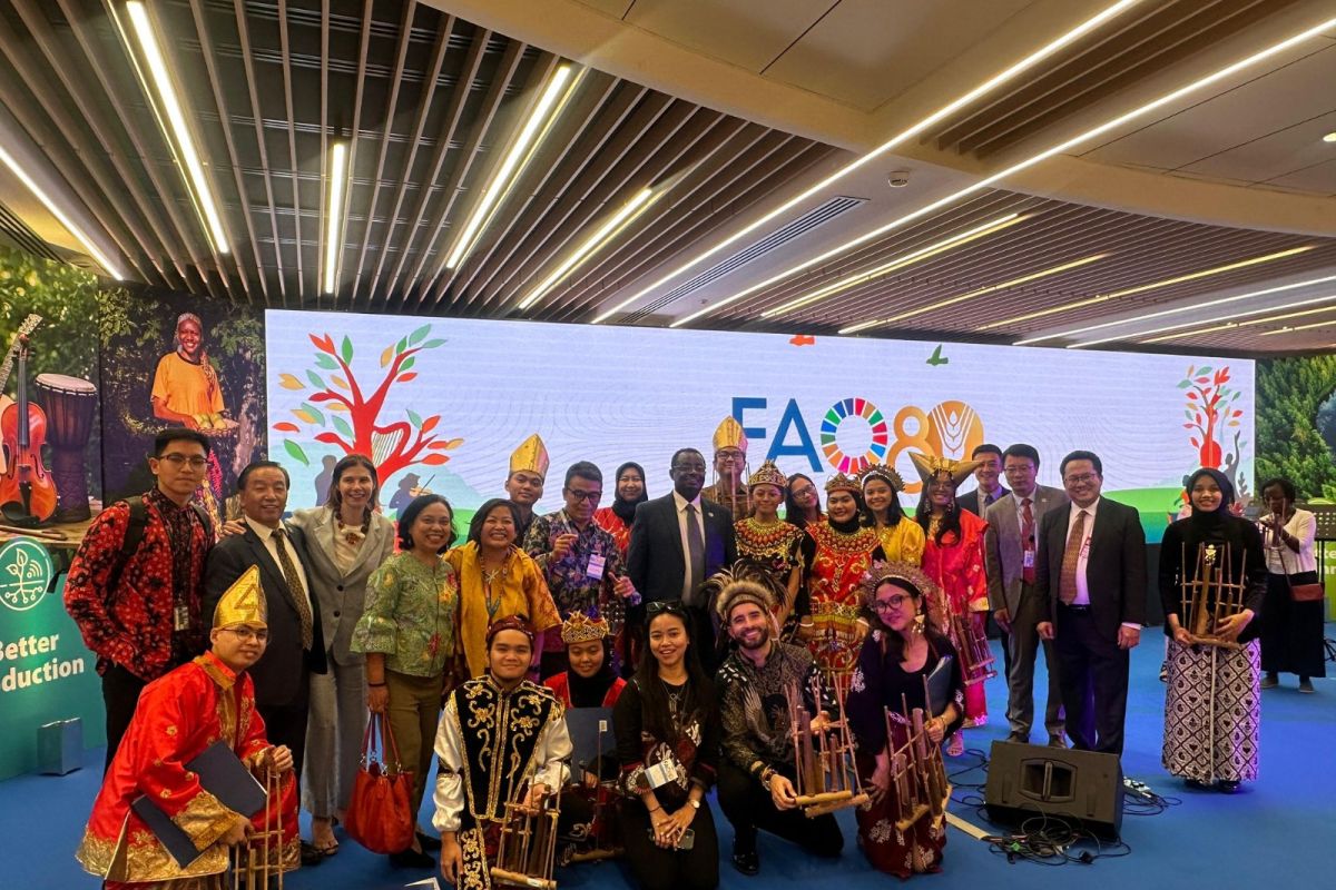 Angklung shines in Rome at FAO’s Forest and Culture Celebration