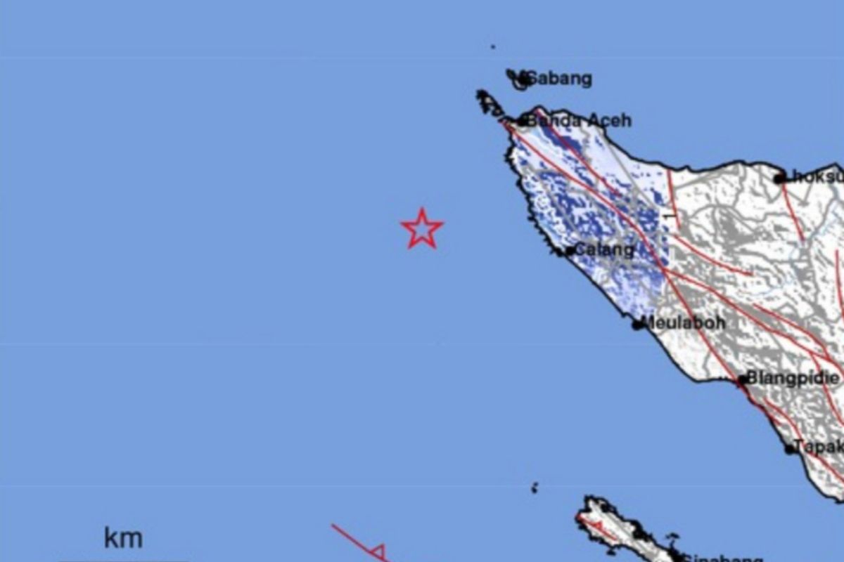 BMKG sebut gempa di Aceh Jaya akibat aktivitas sesar bawah laut