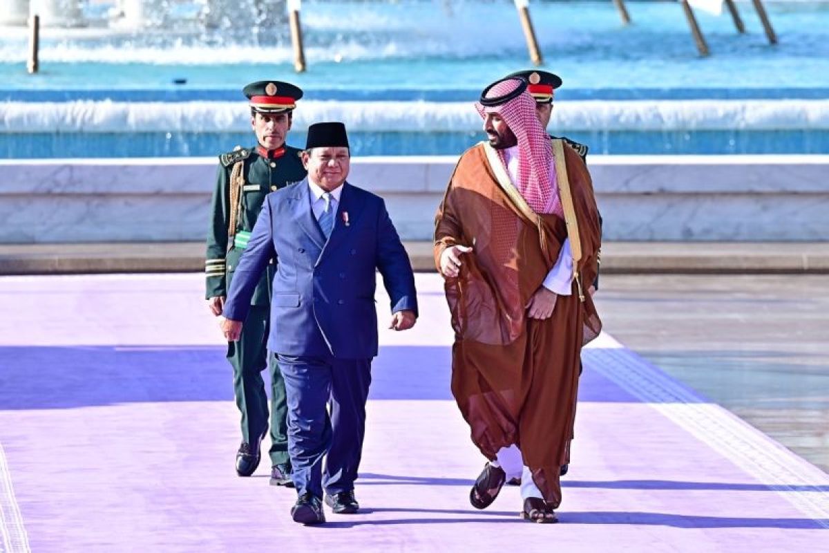 Prabowo dan Pangeran MBS teken MoM DKT Indonesia - Arab Saudi