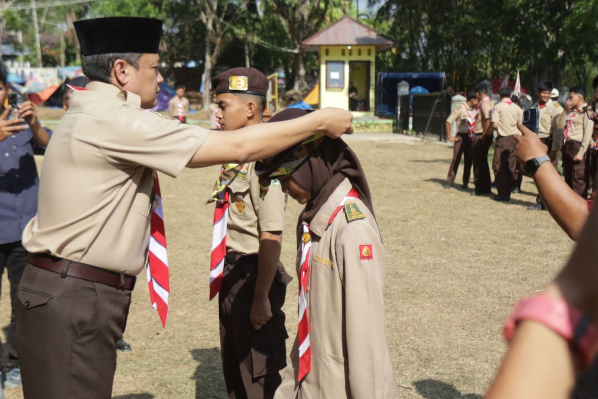 Ketua Harian Kwarda Sumbar Buka Gladian Pramuka Peduli Tingkat Sumbar 2025