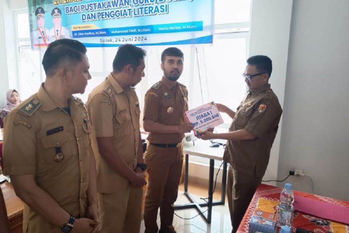 Simpang Rumbioraih juara I lomba perpustakaan tingkat kelurahan tahun 2025
