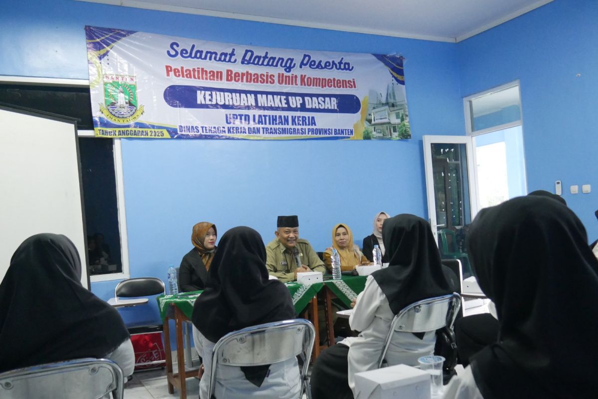 Kadisnakertrans Banten: pelatihan kerja harus jadi perhatian bersama