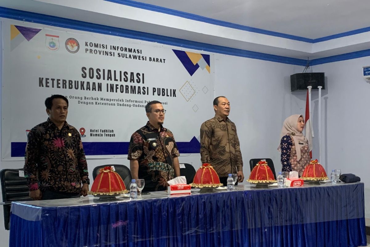 Kominfo dan KI Sulbar sosialisasi KIP di Mamuju Tengah