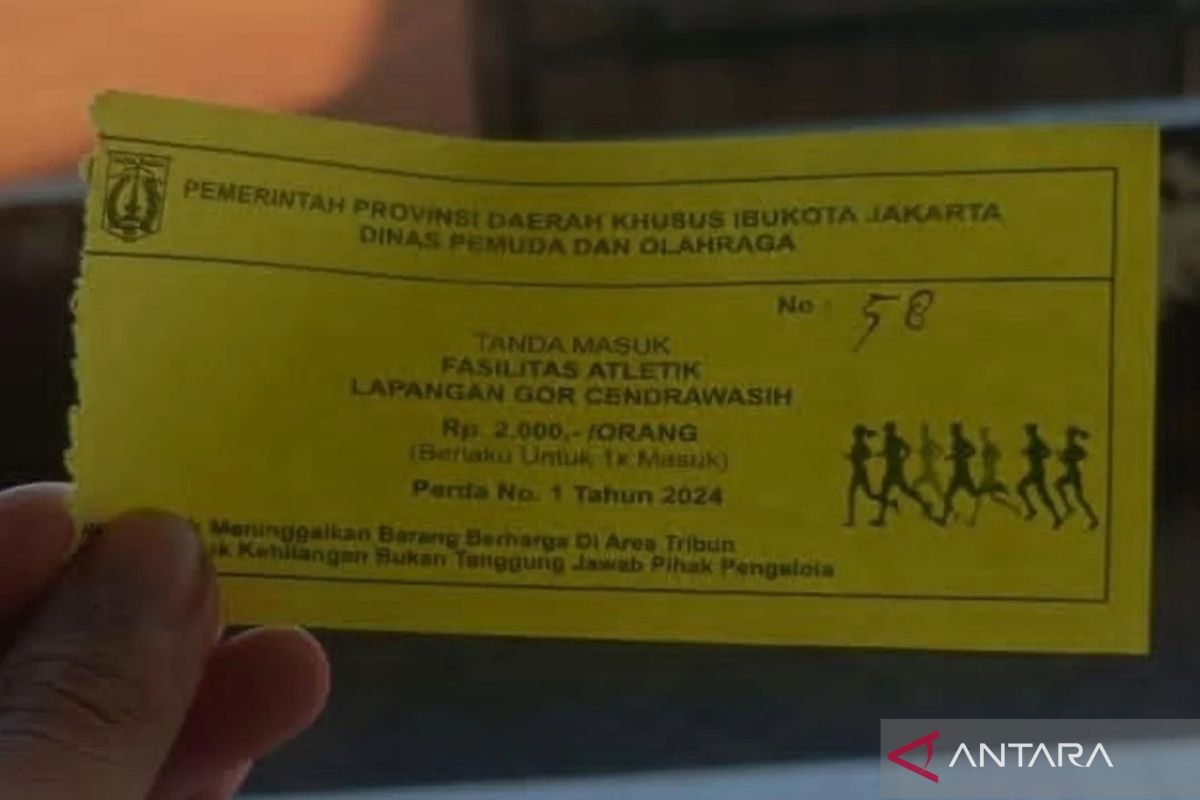 DKI berlakukan tarif trek atletik Stadion Cendrawasih Jakbar Rp2.000