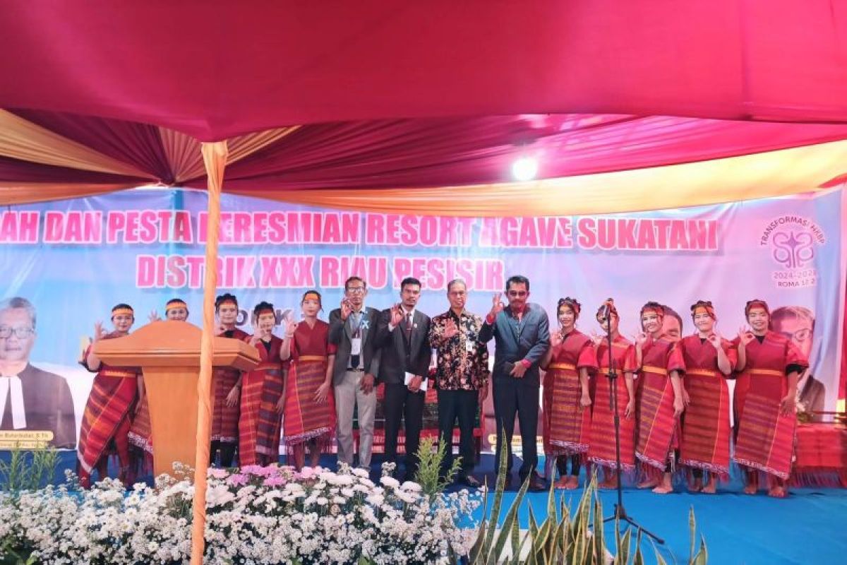 HKBP resort Agave Sukatani diresmikan, Pemkab Bengkalis harap jadi simbol kerukunan
