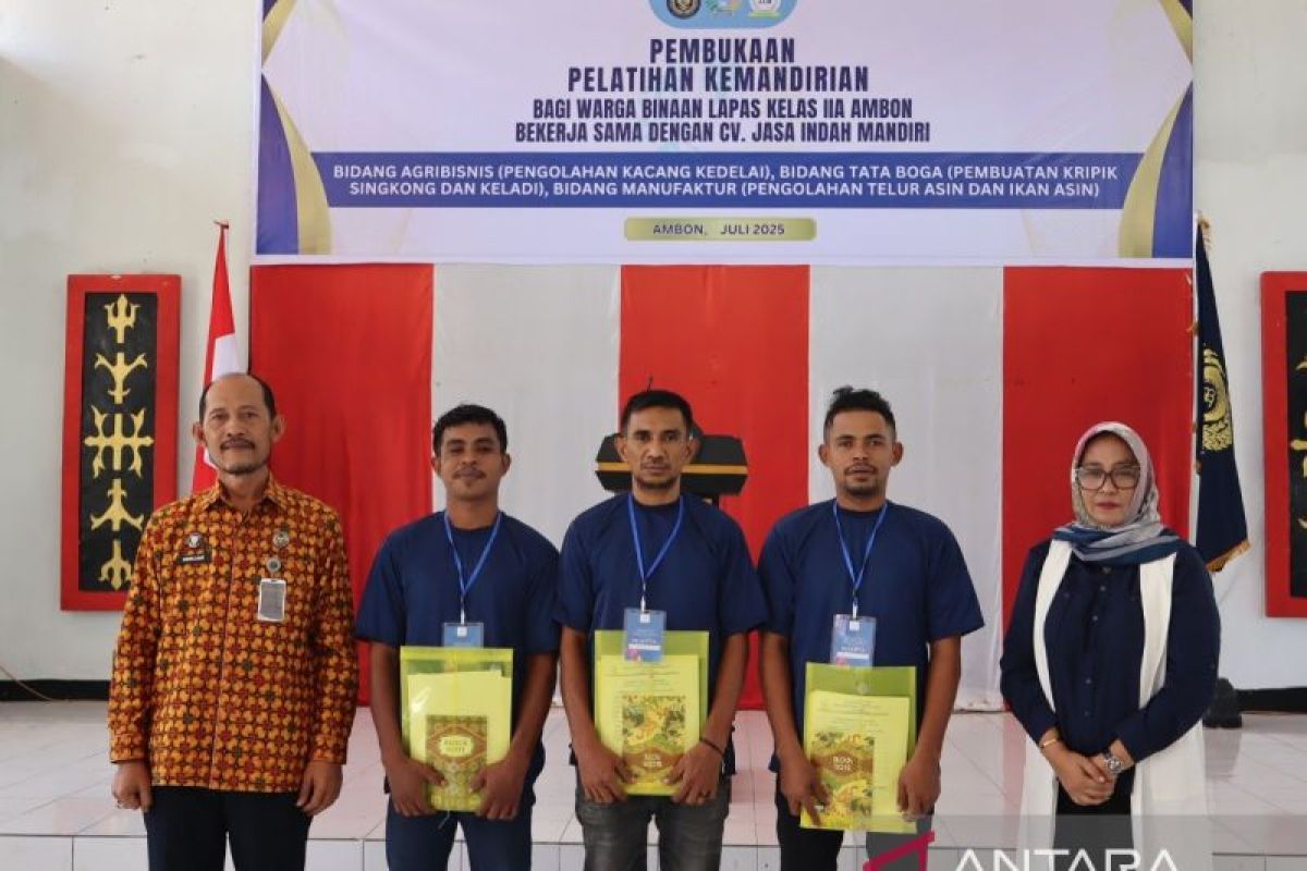 Lapas Ambon edukasi agribisnis dan tata boga pada  warga binaan